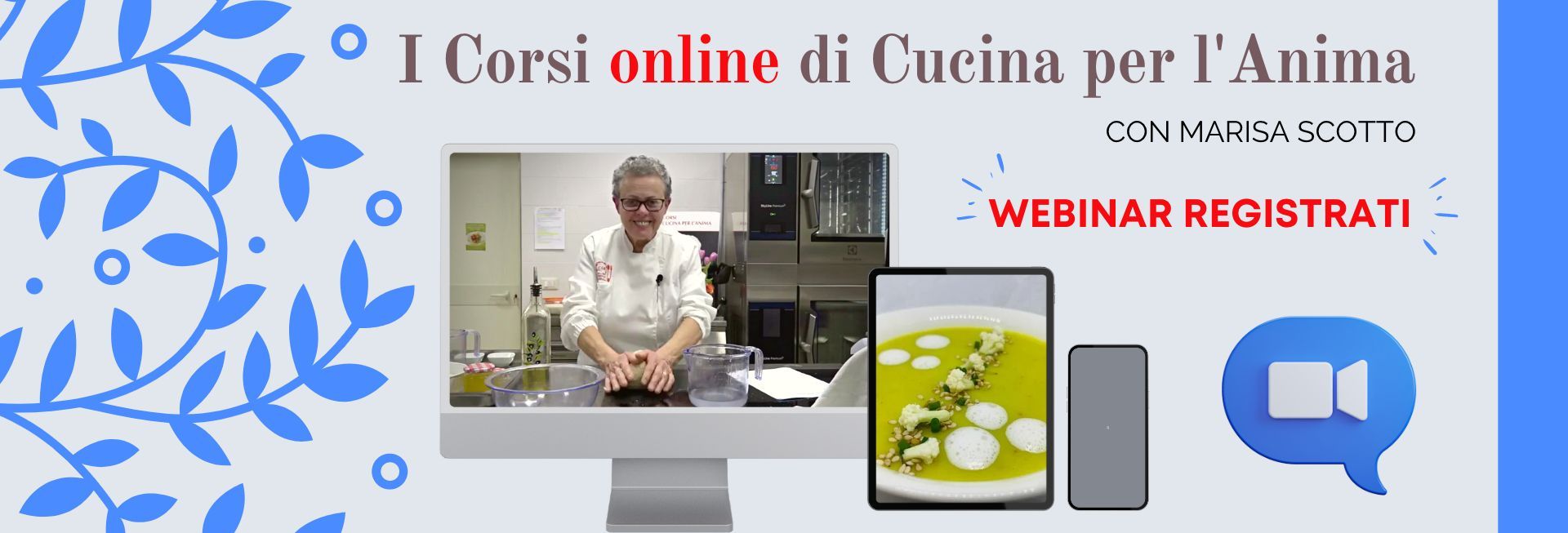 Webinar corsi di cucina registrati